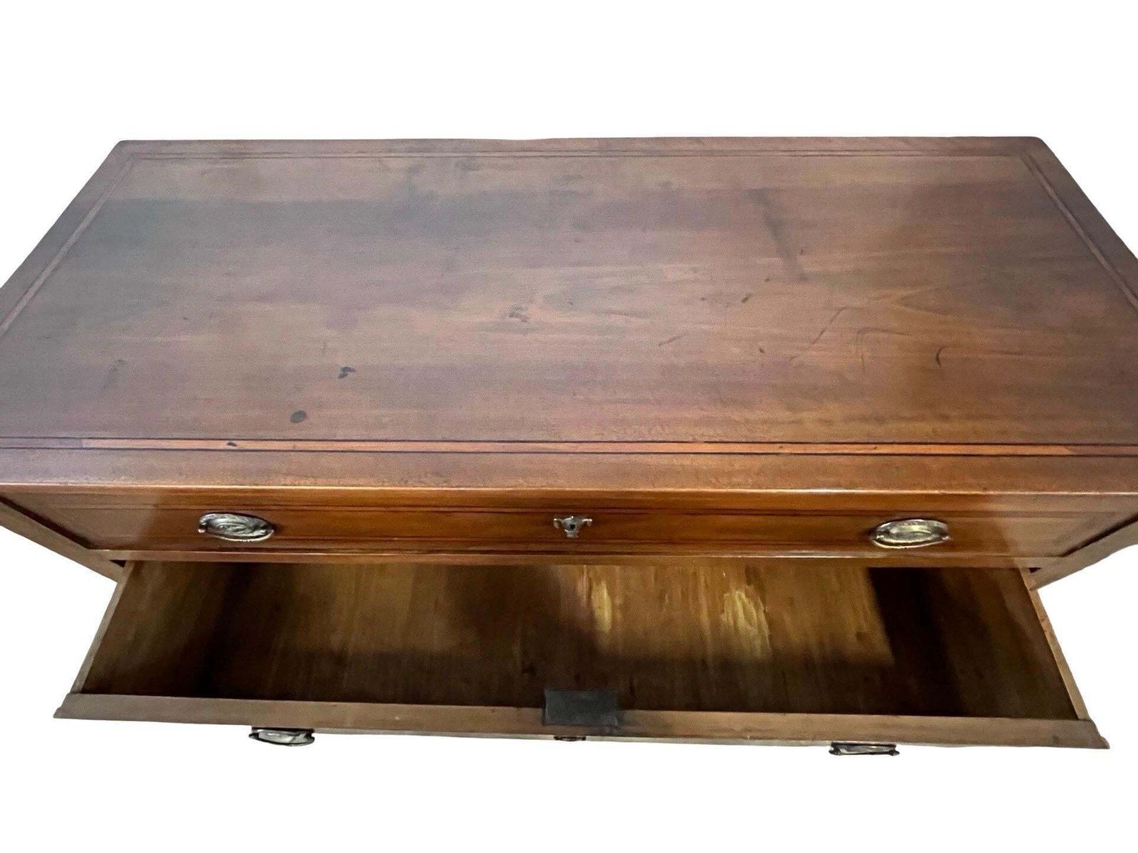 photo vintage 18th Century Italian Walnut Neoclassical, Louis XVI Commode / Chest Of Drawers