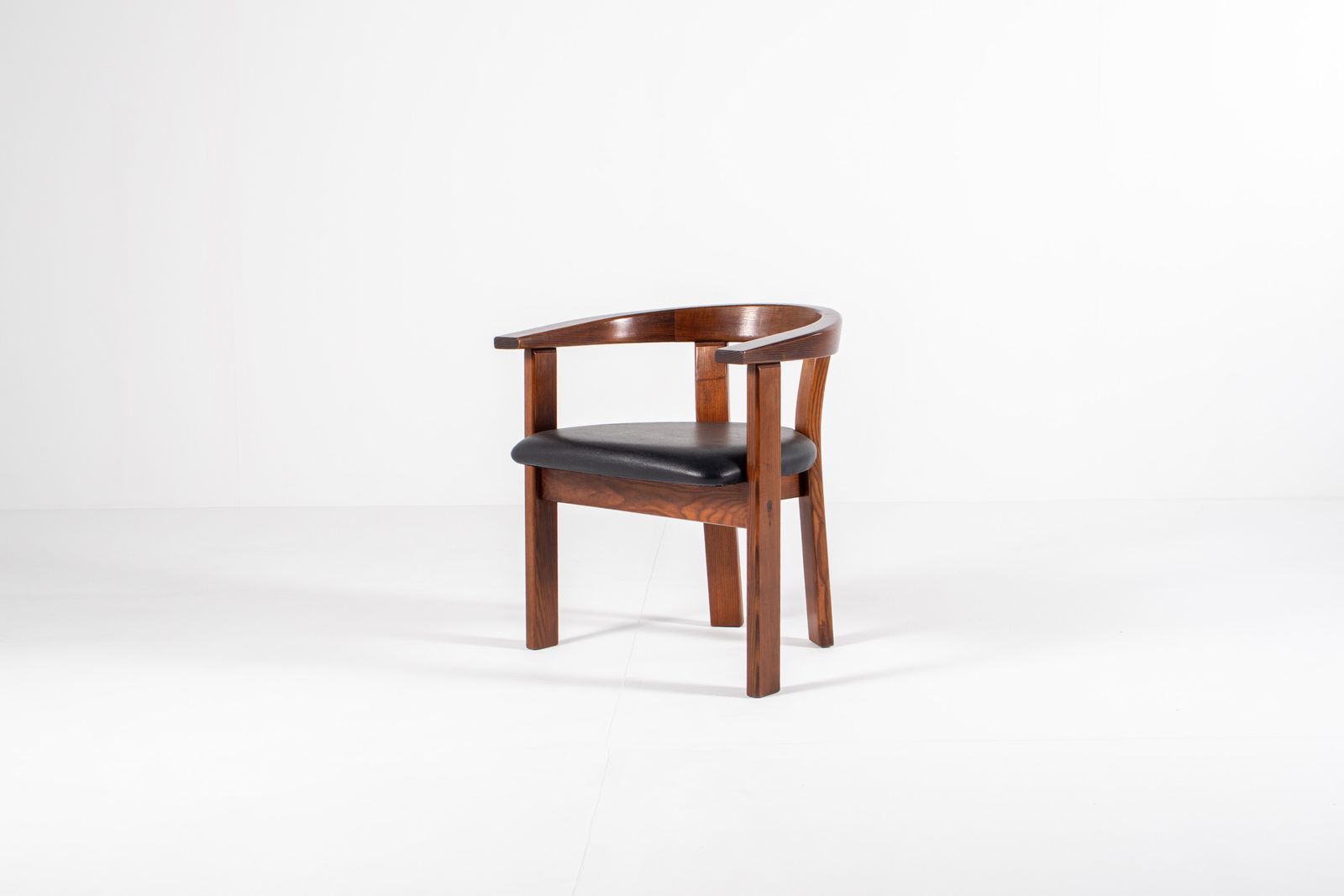 Furniture Set Of 6 Dining Chairs By Lars Gangsø, Denmark, 1970s photo