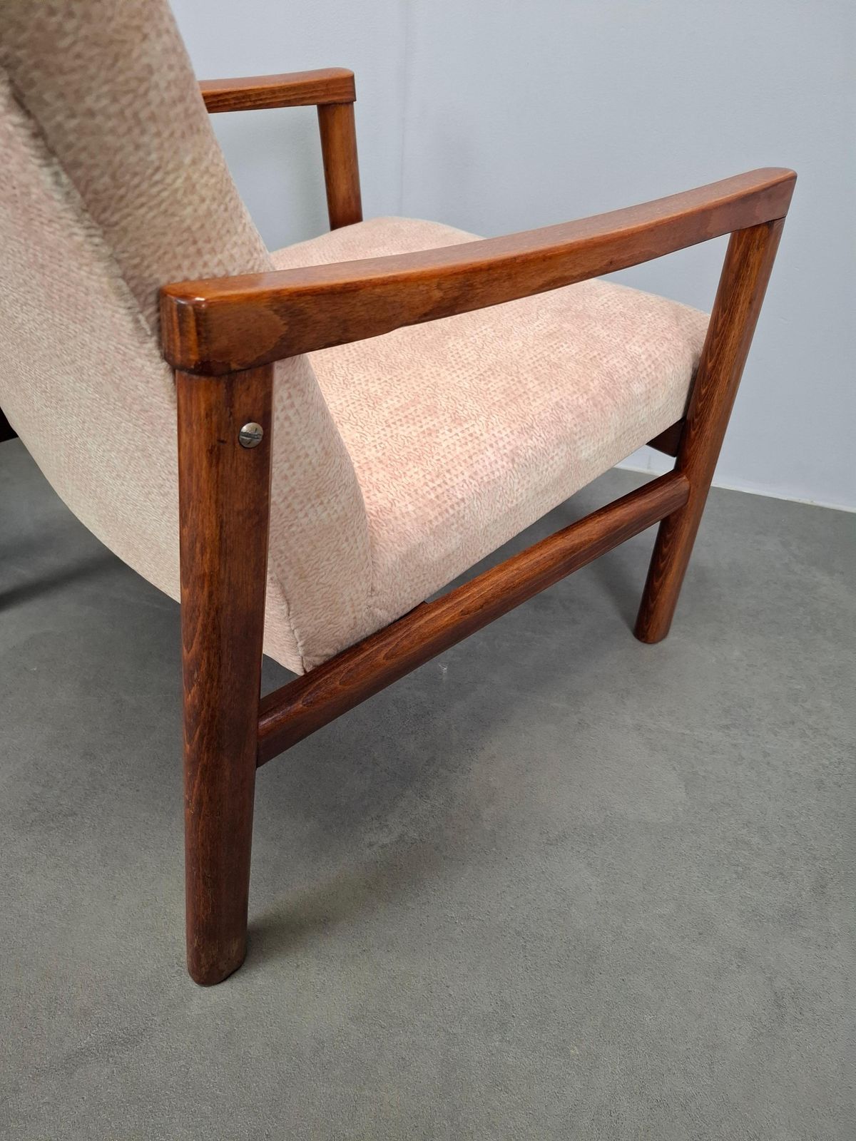 589.0 Pair Of Ton Mid Century Modern Armchairs, Czechoslovakia, 1970s photo
