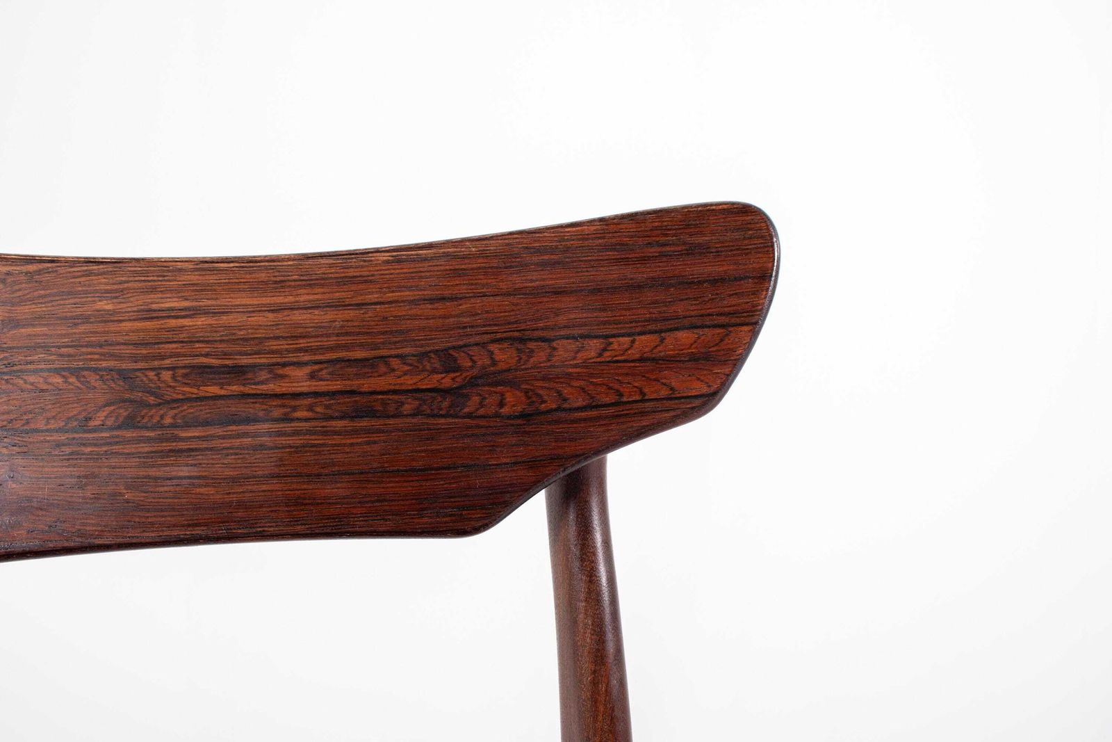 photo for sale Set Of 6 Schiønning & Elgaard Rosewood Dining Chairs, Denmark, Newly Upholstered