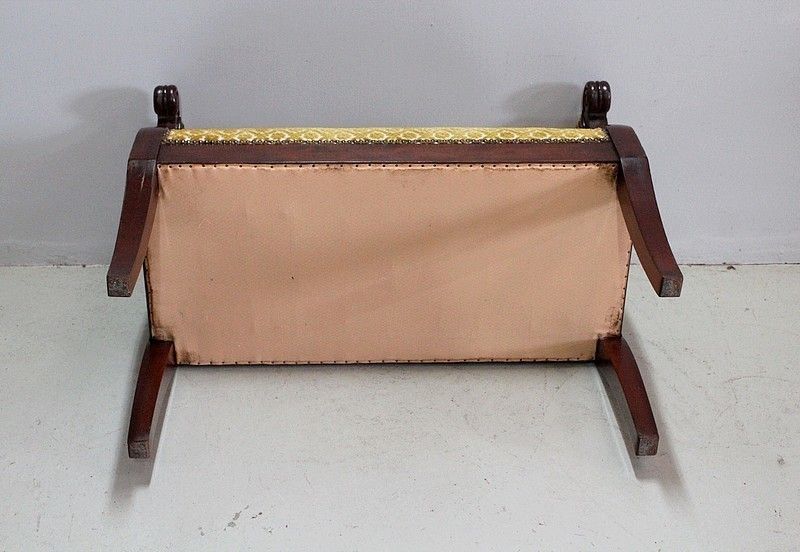 photo furniture Small Banquette Middle Restoration   19th Century