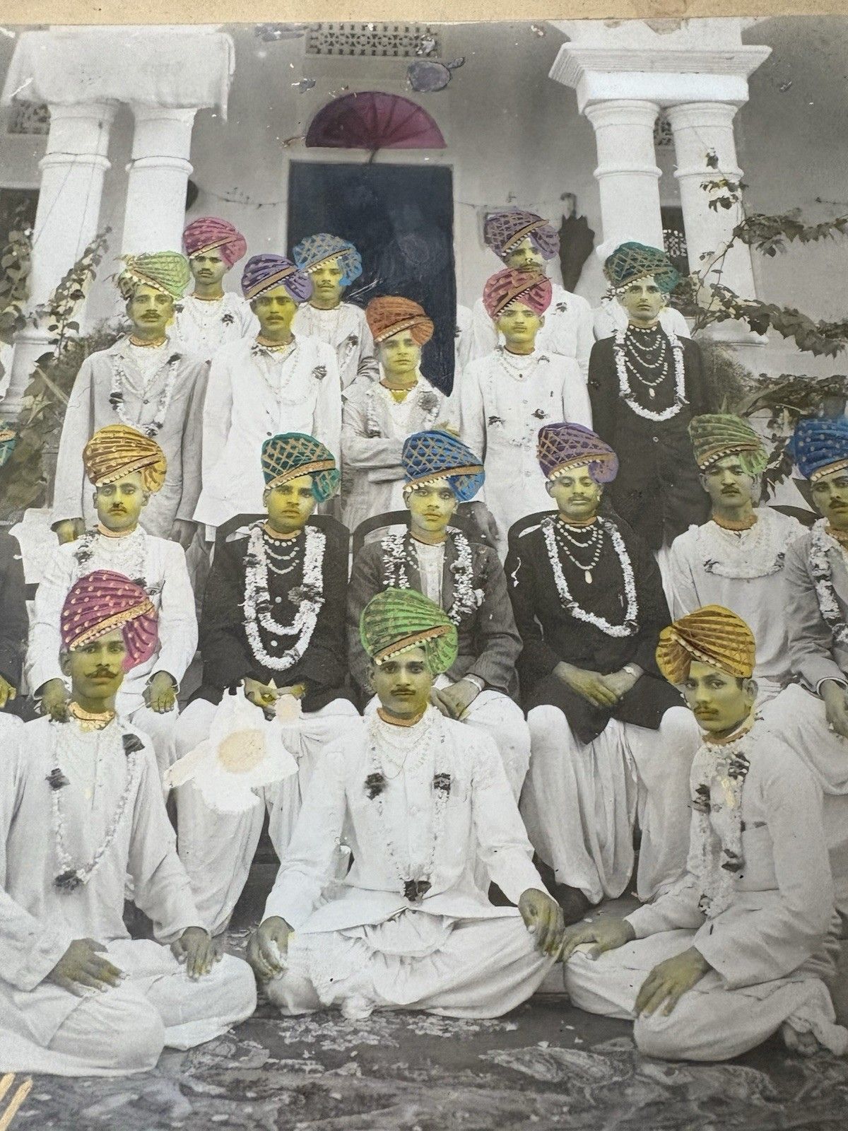 Vtg Antique Lot Collection Of Indian Pictures Wall Art Painted Photographs R1021 photo 201.25