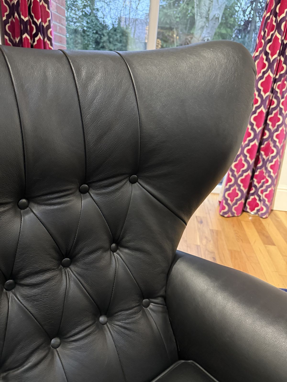 G Plan Vintage:  The 62 Leather Swivel Black Leather Armchair photo furniture