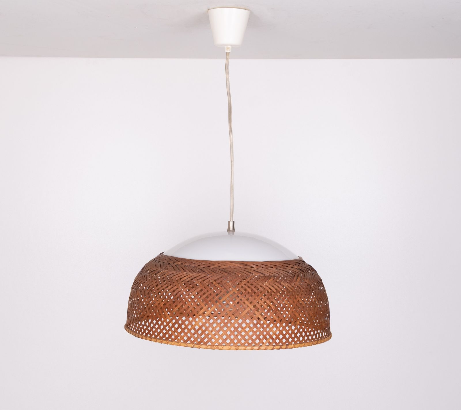 Japan Wicker Pendant Lamp 1970s photo furniture