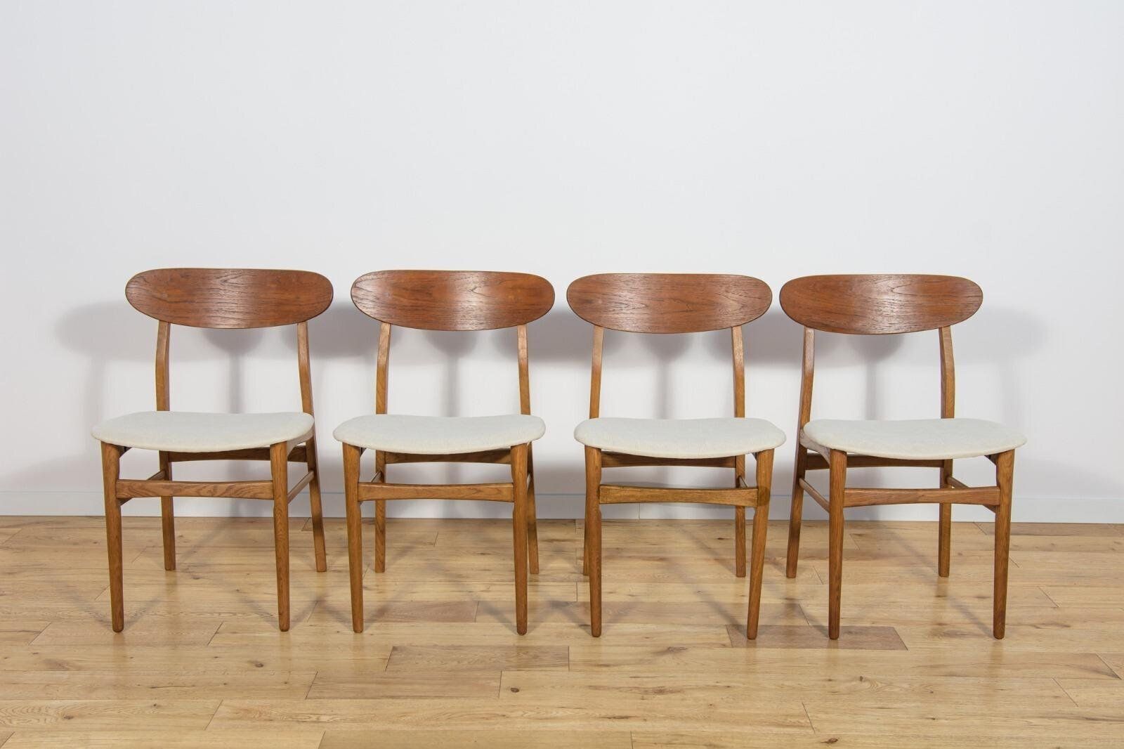 Mid Century Modern Teak Dining Chairs, 1960s, Set Of 4 photo furniture