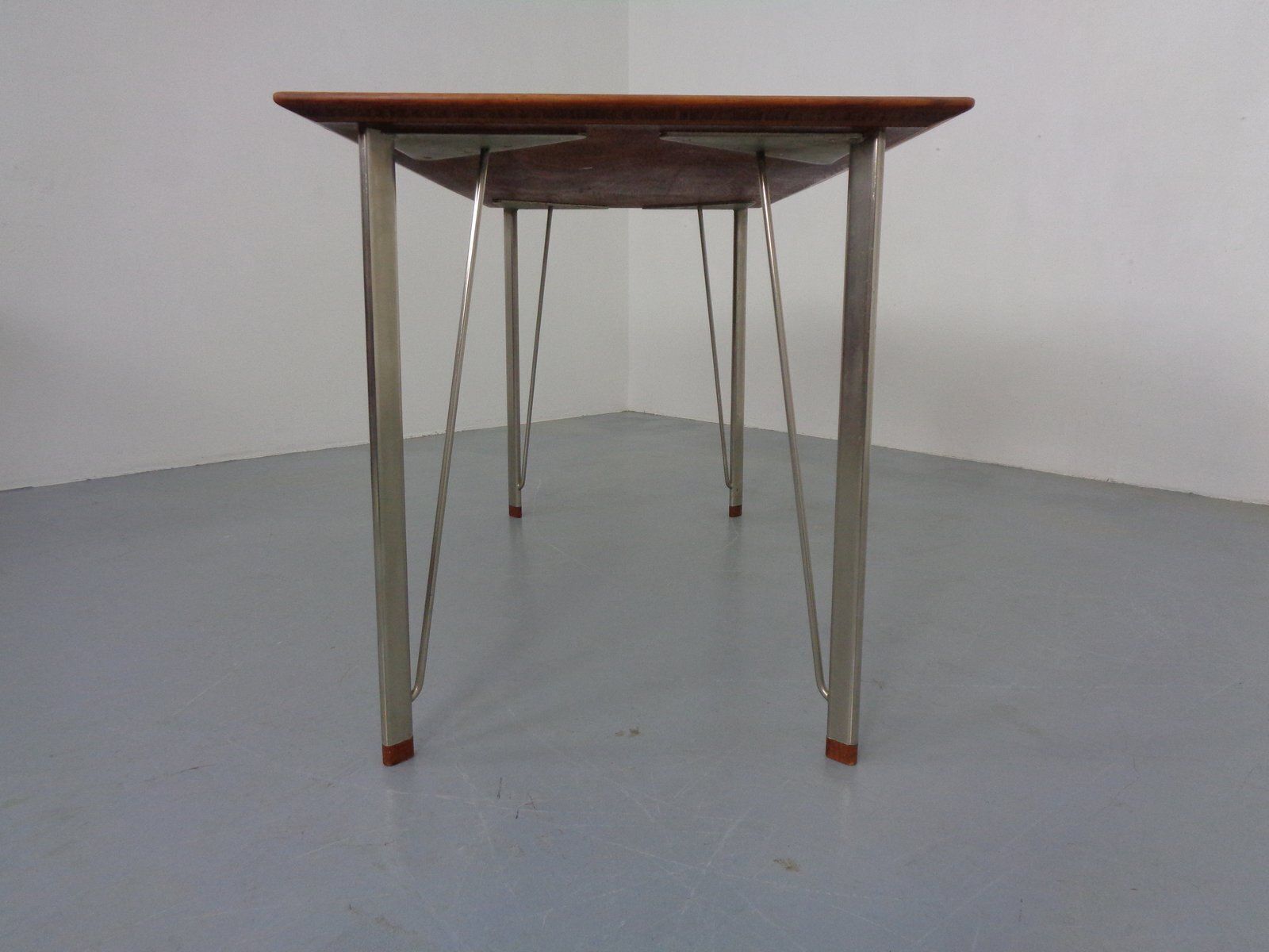 3605 Teak Desk By Arne Jacobsen For Fritz Hansen, 1950s photo vinterior
