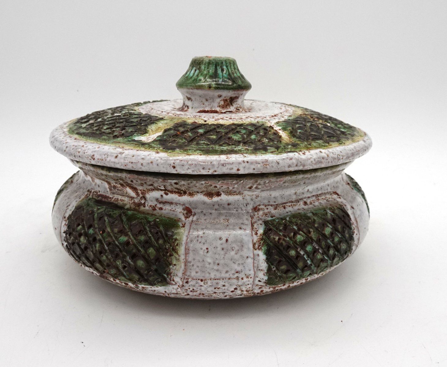 Vintage Ceramic Box By Marcel Giraud Cardelle From Vallauris, 1960s photo furniture