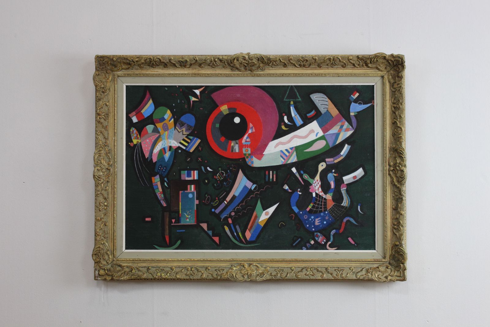 Alexander Pichugin Oil Painting After Kandinsky 1991 photo for sale