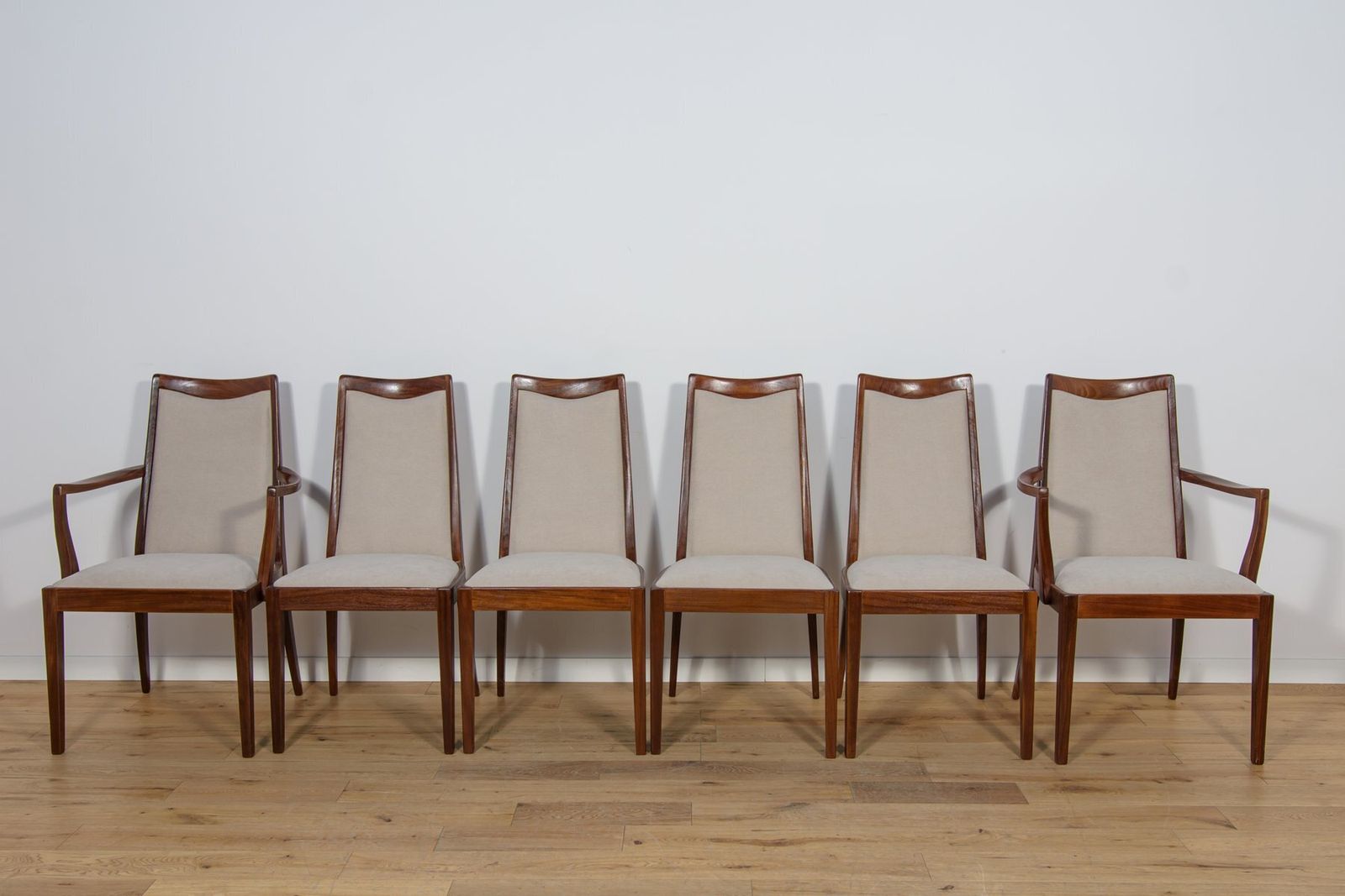 Mid Century Teak Dining Chairs By Leslie Dandy For G Plan, United Kingdom, 1960s, Set Of 6 photo for sale