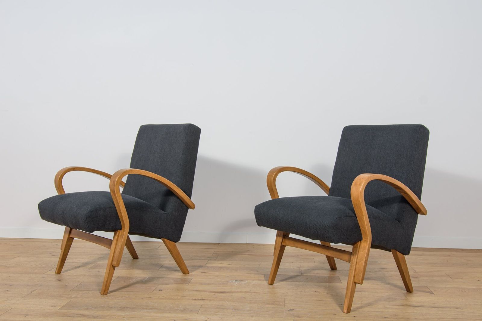 Mid Century Armchairs, Former Czechoslovakia, 1960s, Set Of 2 photo Furniture