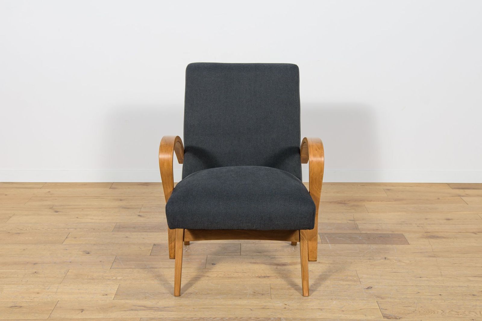 Furniture Mid Century Armchairs, Former Czechoslovakia, 1960s, Set Of 2 photo