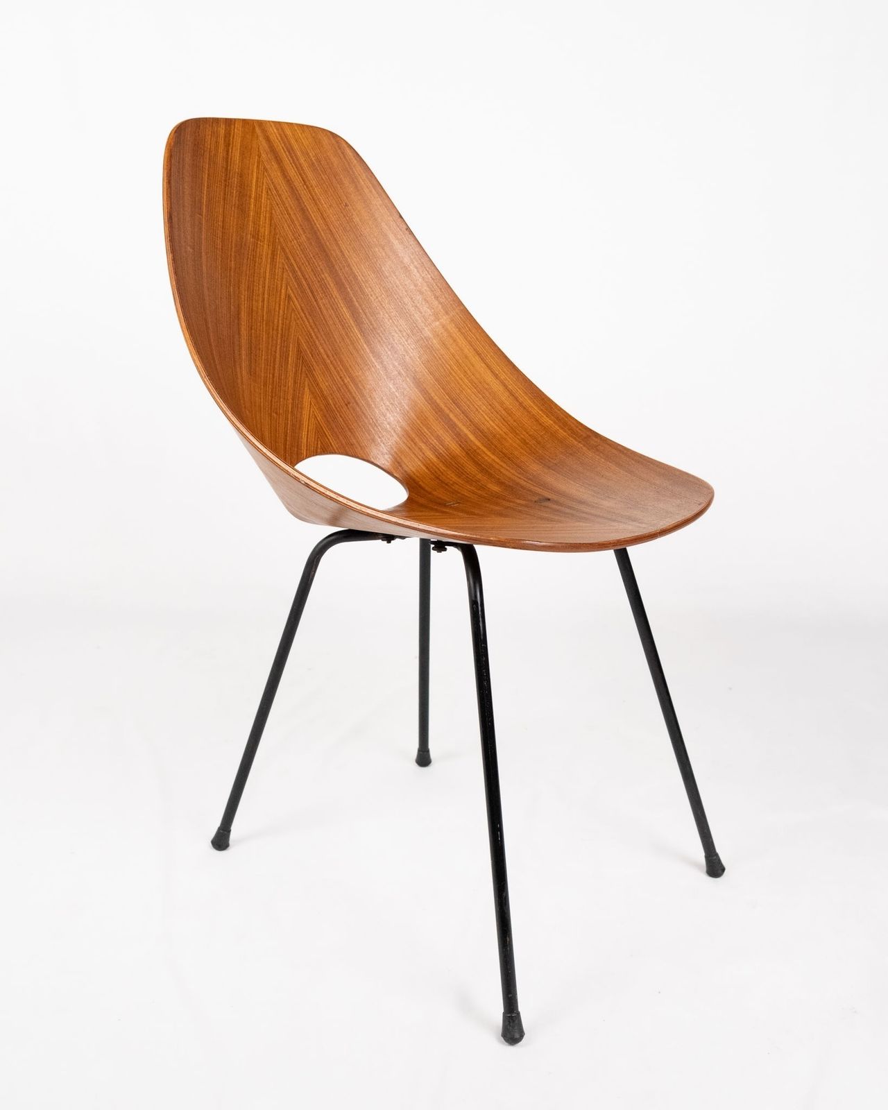 Pair Of Medea Chairs By Vittorio Nobili For Fratelli Tagliabue, Italy, Circa 1955 photo vintage