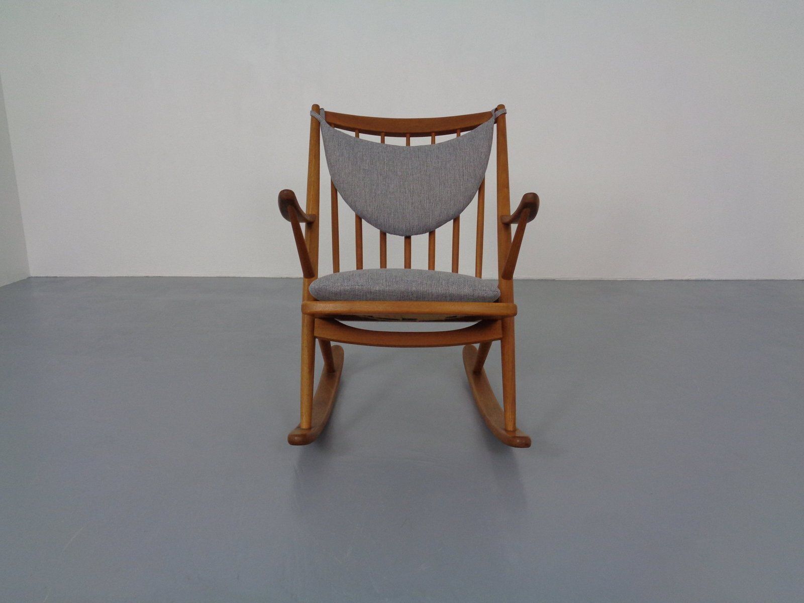Teak Rocking Chair By Frank Reenskaug For Bramin, Denmark, 1960s photo furniture