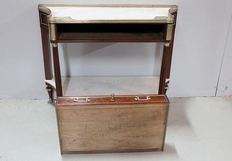 Louis XVI Trapezoidal Console 18th Century photo vinterior