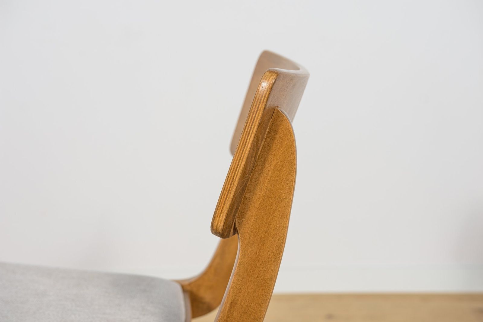 photo vinterior Model 229xb Boomerang Dining Chairs From Goscinski Furniture Factory, Poland, 1960s, Set Of 4