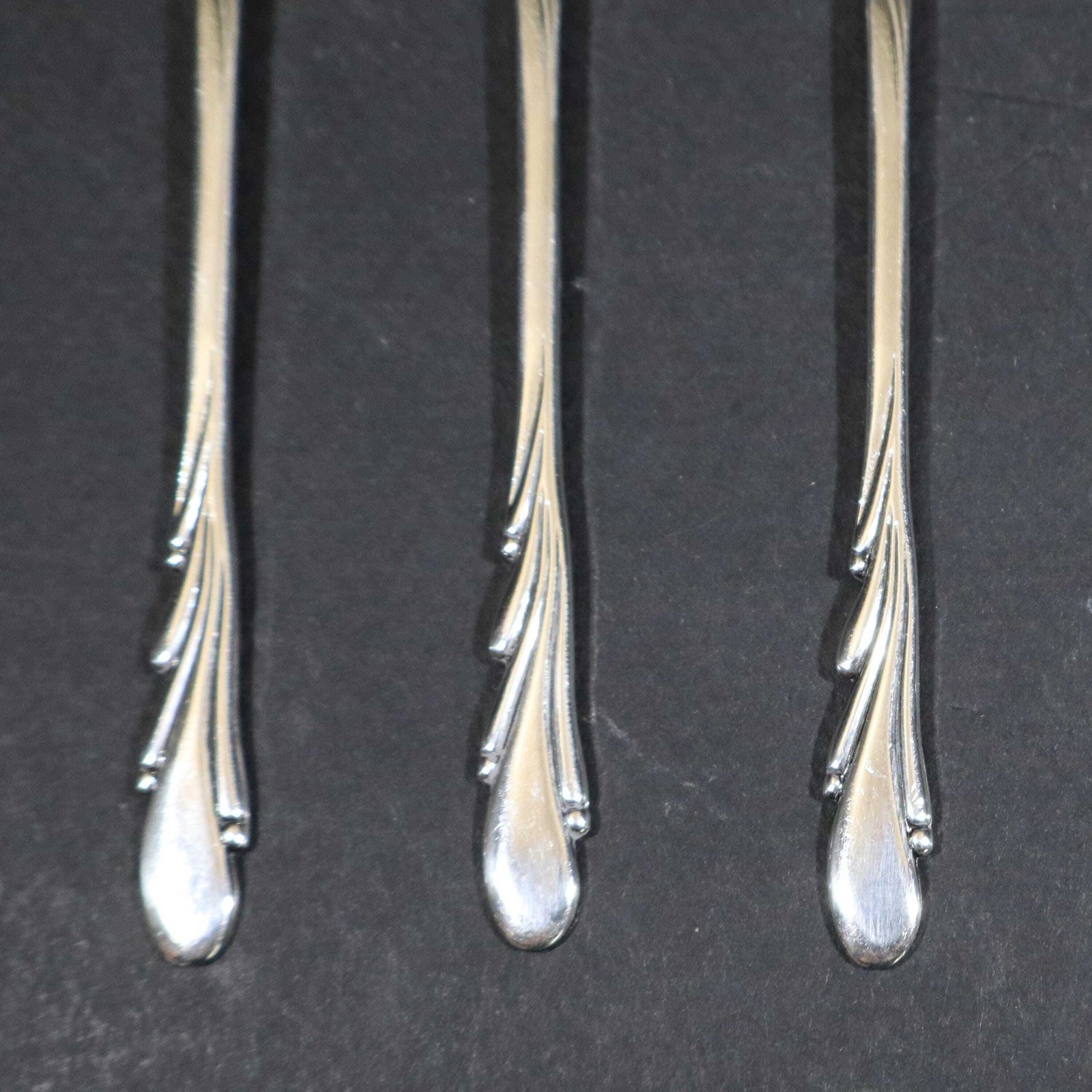 1950s Set Of 6 Dutch Silver Plated Teaspoon Set Of 6, Zilverstad Schoonhoven photo buy