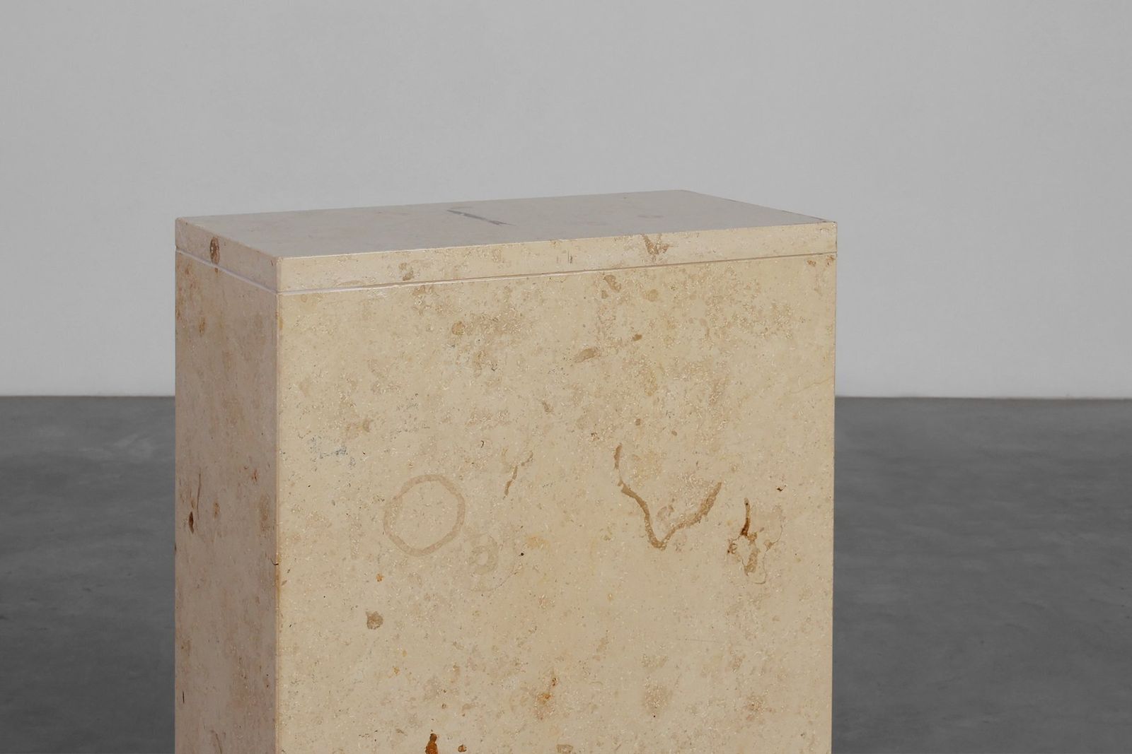 Mid Century Italian Travertine Console, 1980s photo furniture