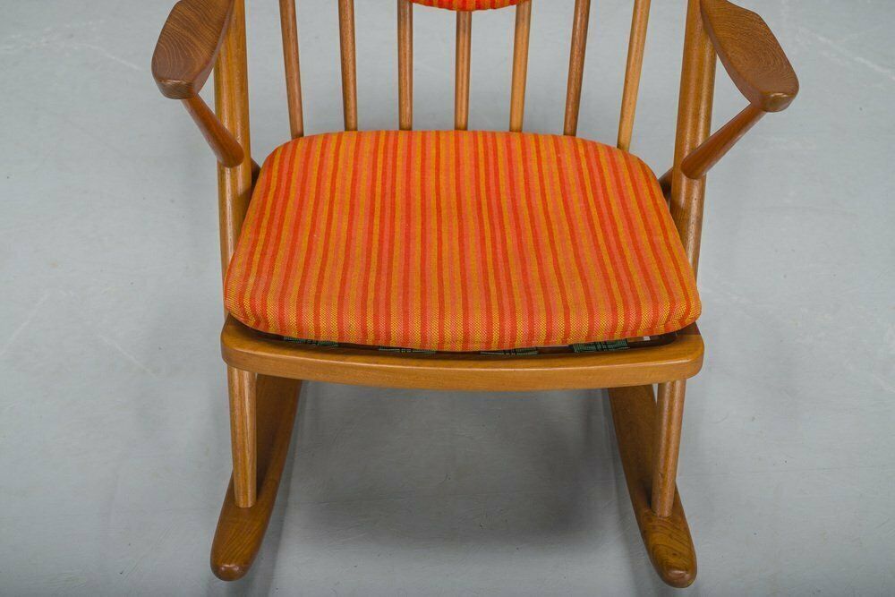 No. 182 Teak Rocking Chair By Frank Reenskaug For Bramin, 1960s photo furniture