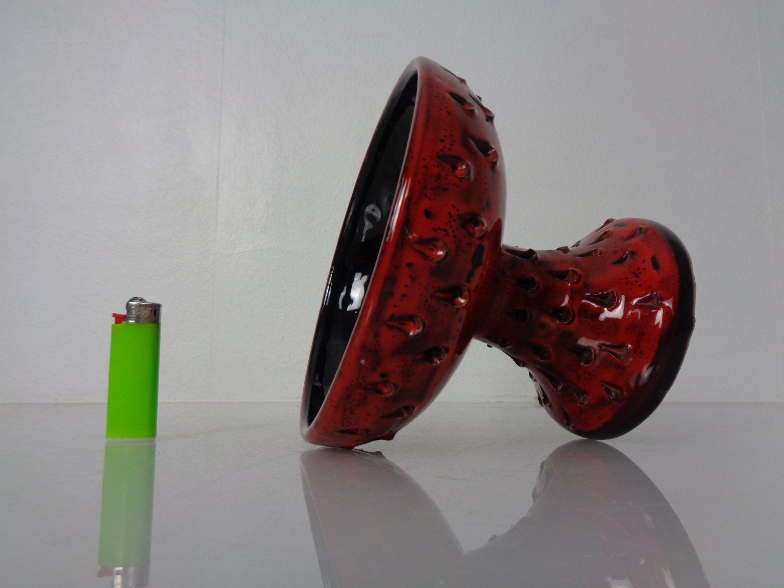 Italian Strawberry Ceramic Vase By Fratelli Fanciullacci For Bitossi, 1960s photo buy