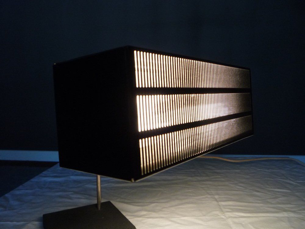 Minimalist Flamingo Table Lamp By Max Bietenholz For Bünte & Remmler, 1960s photo for sale