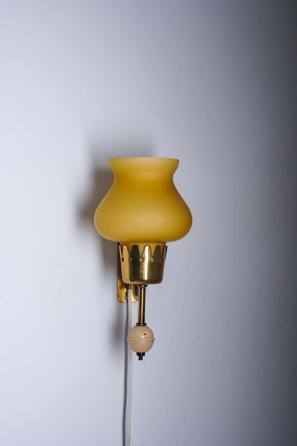 Wall Lamp By Erik Tidstrand For Nordiska Kompaniet (Nk), Sweden, 1950s  1 photo 1594.0