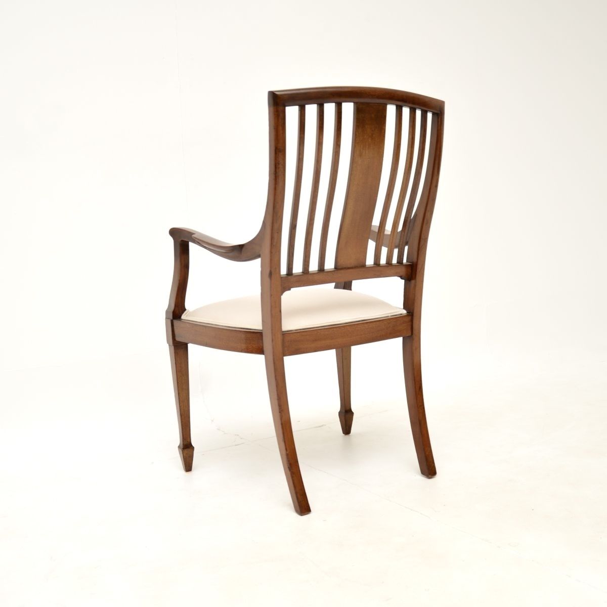 photo furniture Antique Edwardian Inlaid Mahogany Armchair