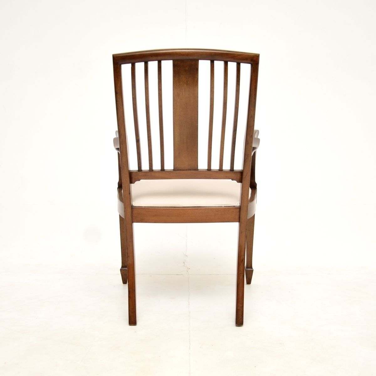 photo for sale Antique Edwardian Inlaid Mahogany Armchair