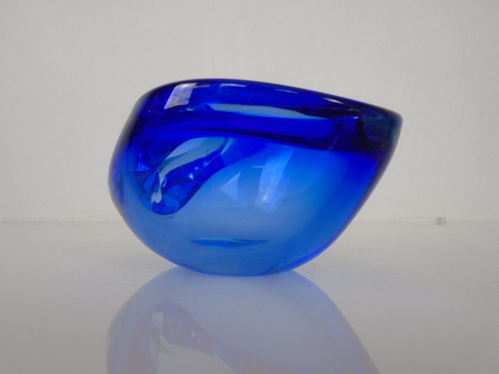 Blue Sommerso Murano Glass Ashtray, Italy, 1960s photo Home Decor