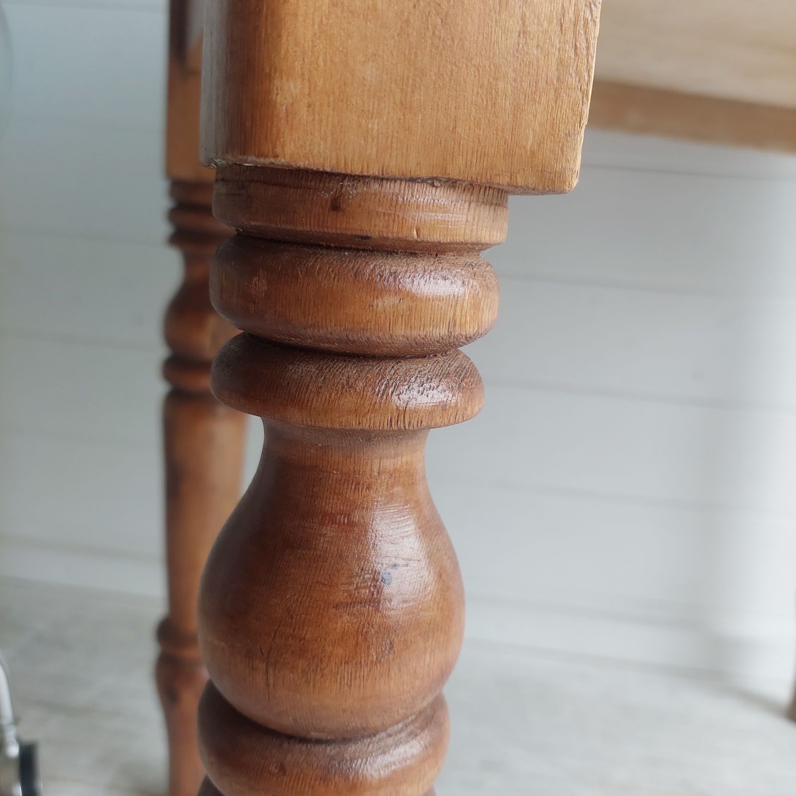 346.0 Victorian Antique Rustic Pine Side Table Small Desk Kitchen Console Table With Drawer 1900s photo