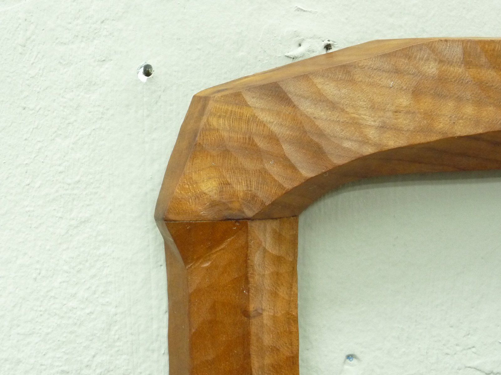 Anthroposophical Picture Frame Made Of Walnut Wood, 1940s photo vinterior