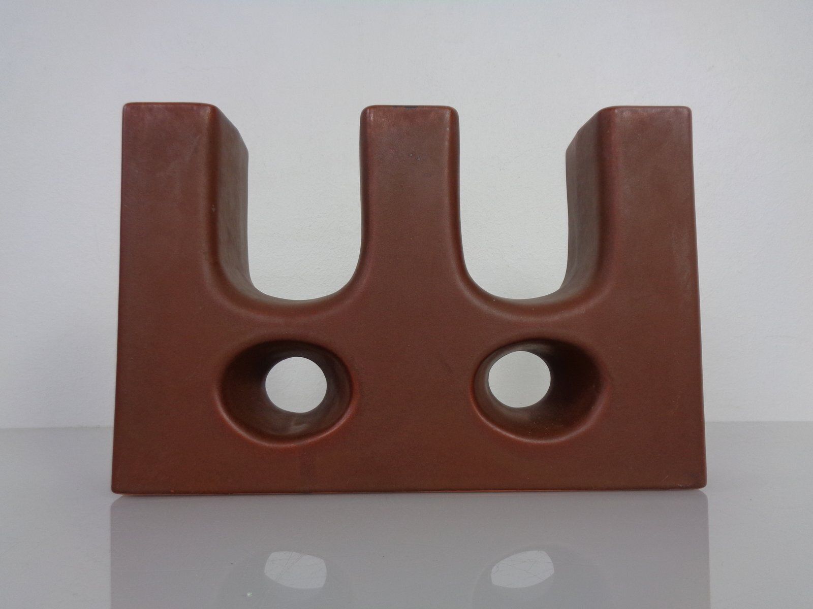 Dutch Studio Ceramic Vase By Marius & Hugo Van Woerden For Vest Keramiek, 1970s