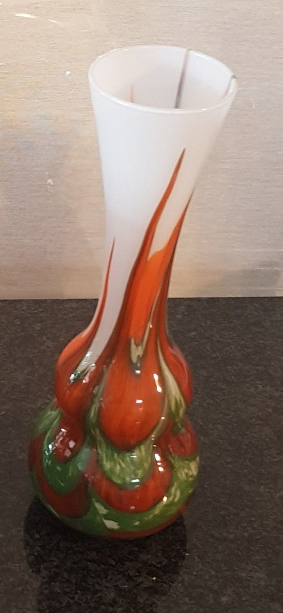 Italian Glass Vases By Palina Fiorentina, 1960s, Set Of 3 photo 308.0