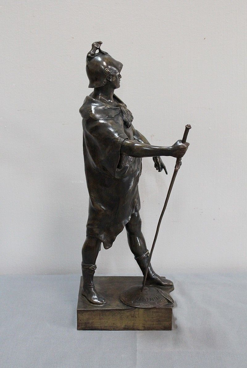 Bronze "Le Devoir" Signed E. Picault 19th Century photo buy