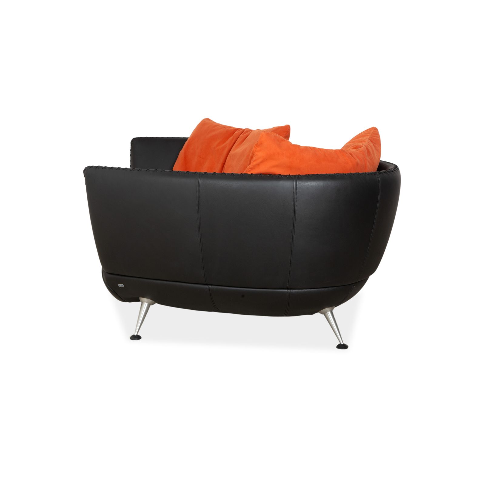 Mobilier Canapé De Sede DS 102 en cuir noir 3 places photo