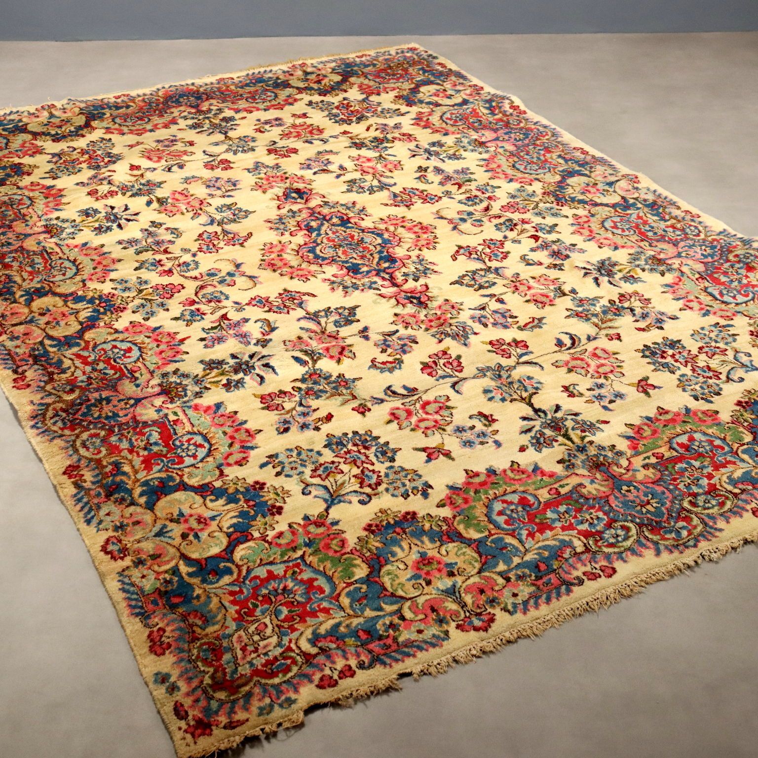 Antiqueasian Carpet Cotton Heavy Knot Handmade 108 X 73 In