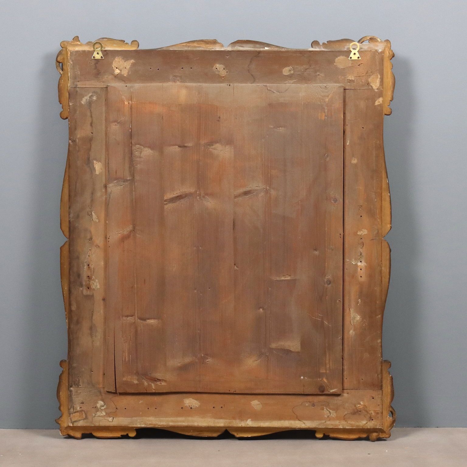 1230.0 Antique Mirror Carved Gilded Wood Italy Late XIX Century photo