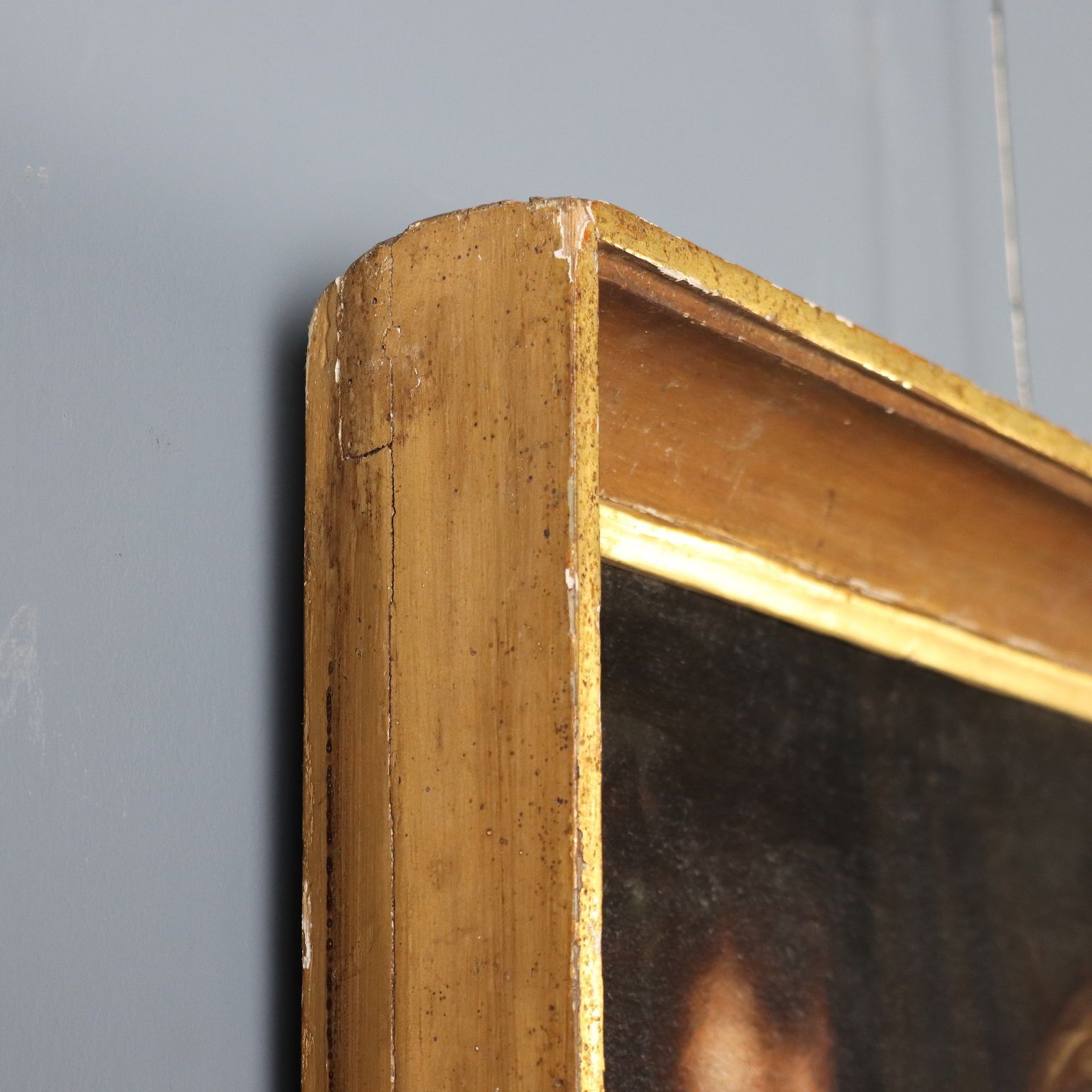 photo furniture Antique Painting Virgin Mary With Jesus Child XVII Century