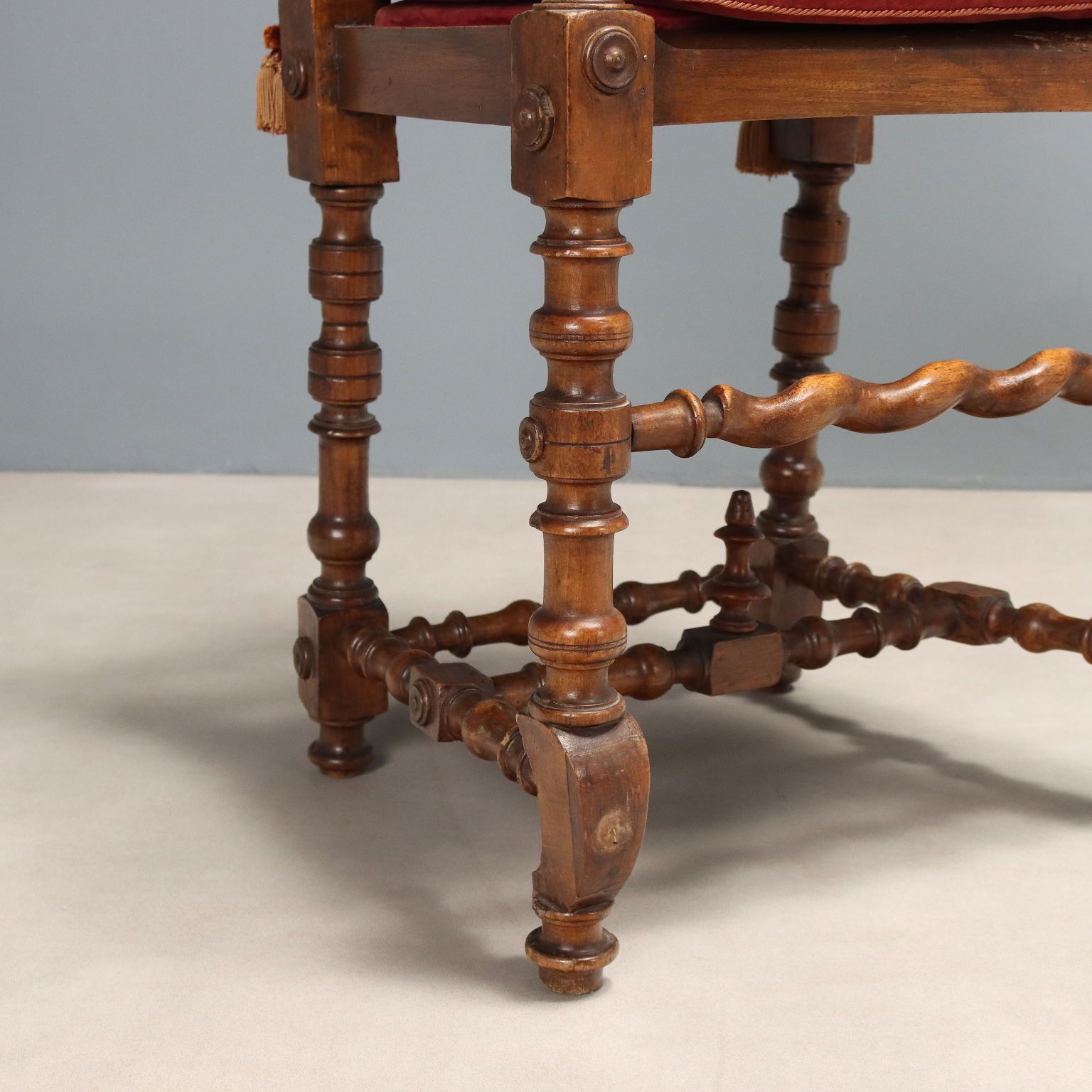 Chairs Baroque Style Velvet Seat Italy XX Century photo buy