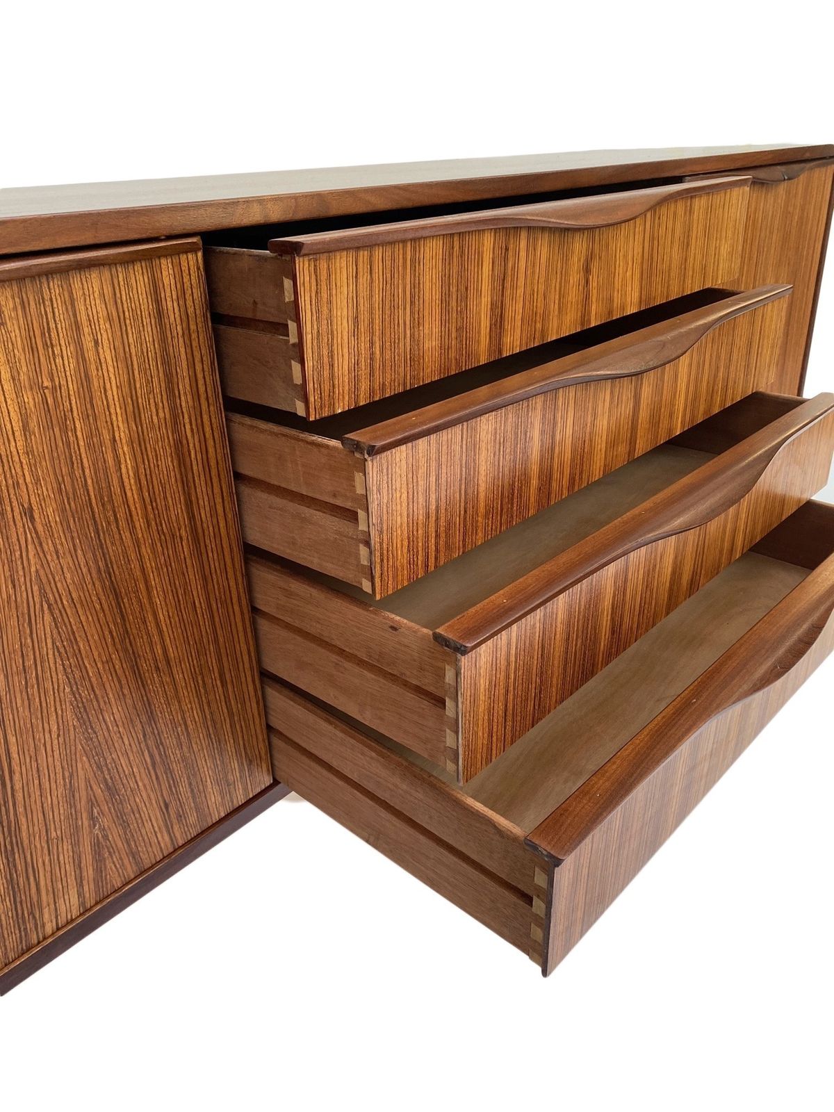 photo for sale British Elliots Of Newbury Teak Sideboard Credenza Mid Century 1960s