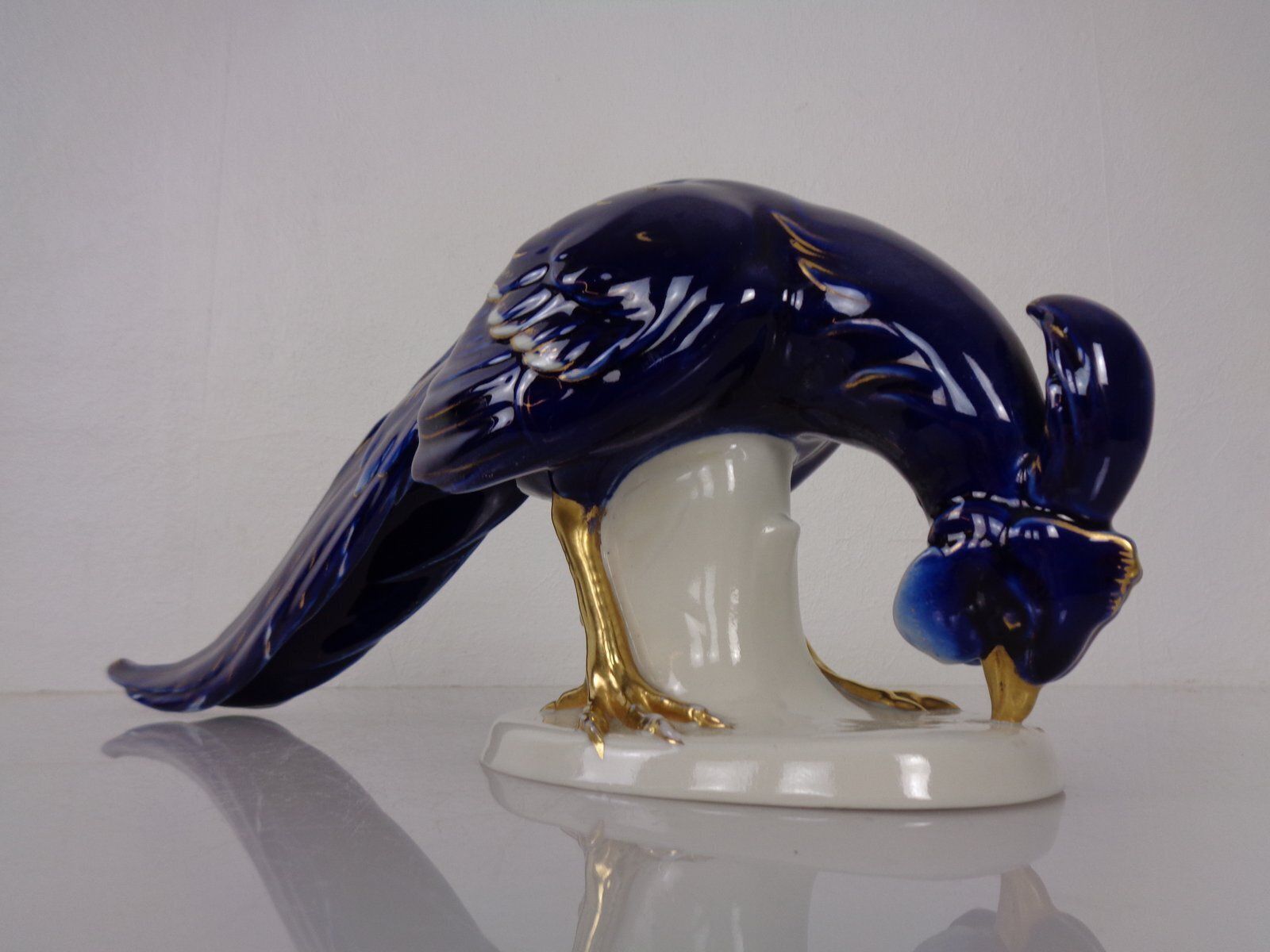 photo furniture Large Porcelain Pheasant Figurine By Arthur Storch For Volkstedt Porcelain Factory, Germany, 1920s