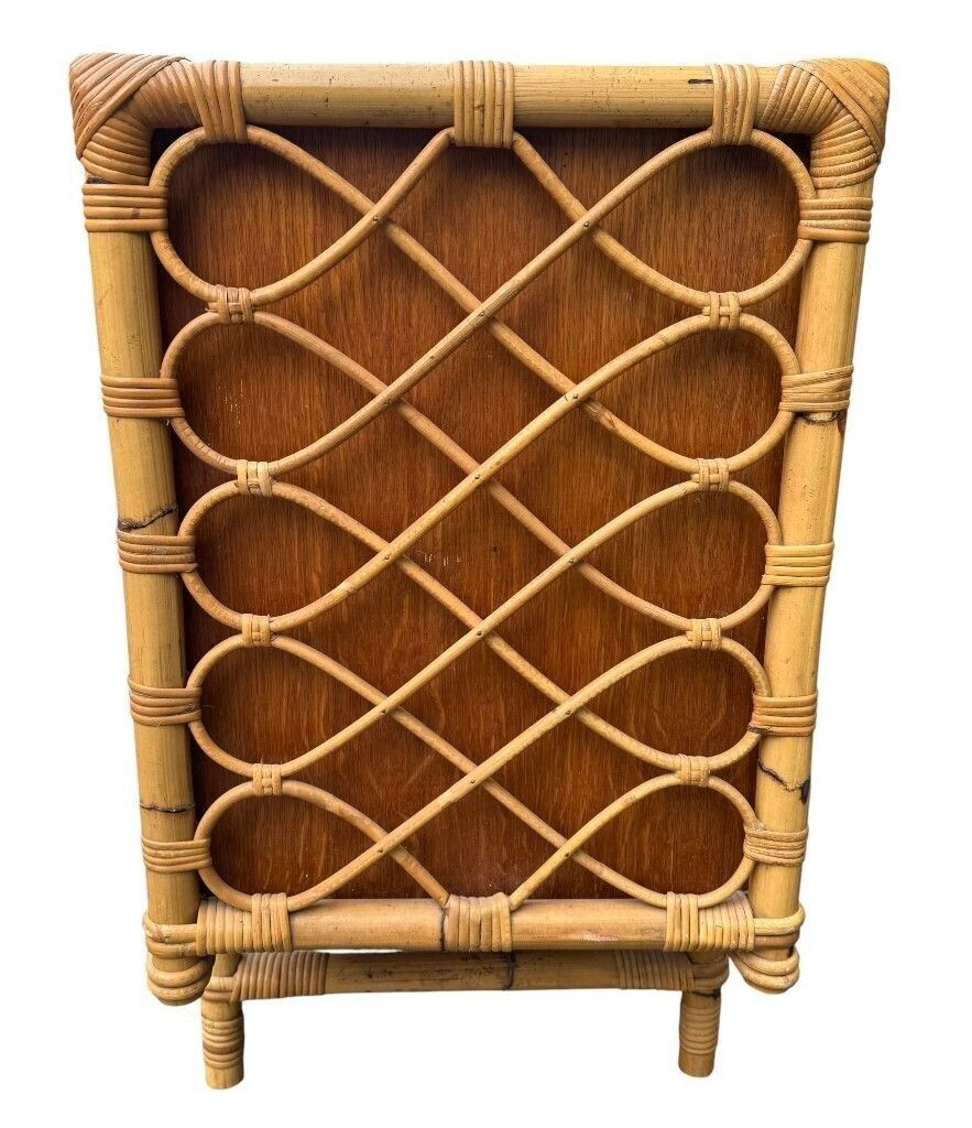 photo vinterior An Italian 1970s Bamboo And Beech Wood Chest Of Drawers
