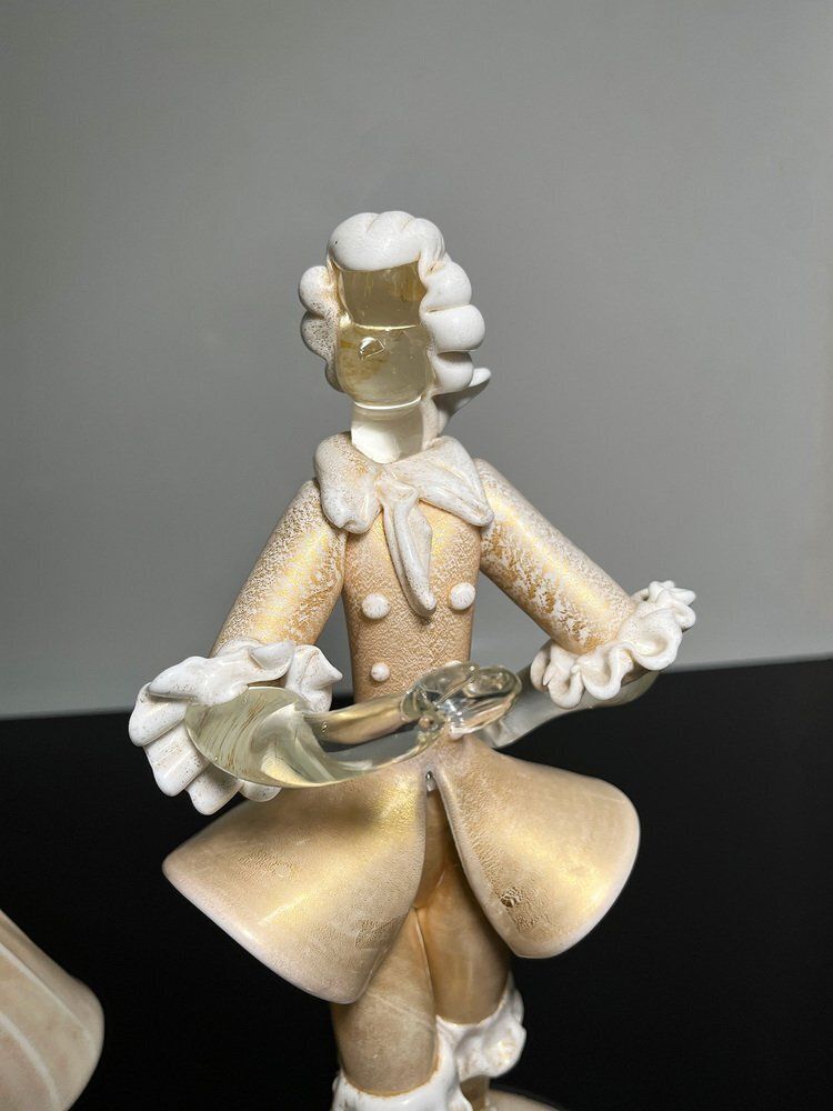 Murano Glass Figurines From Cenedese Vetri, Italy, Set Of 2 photo 1301.0