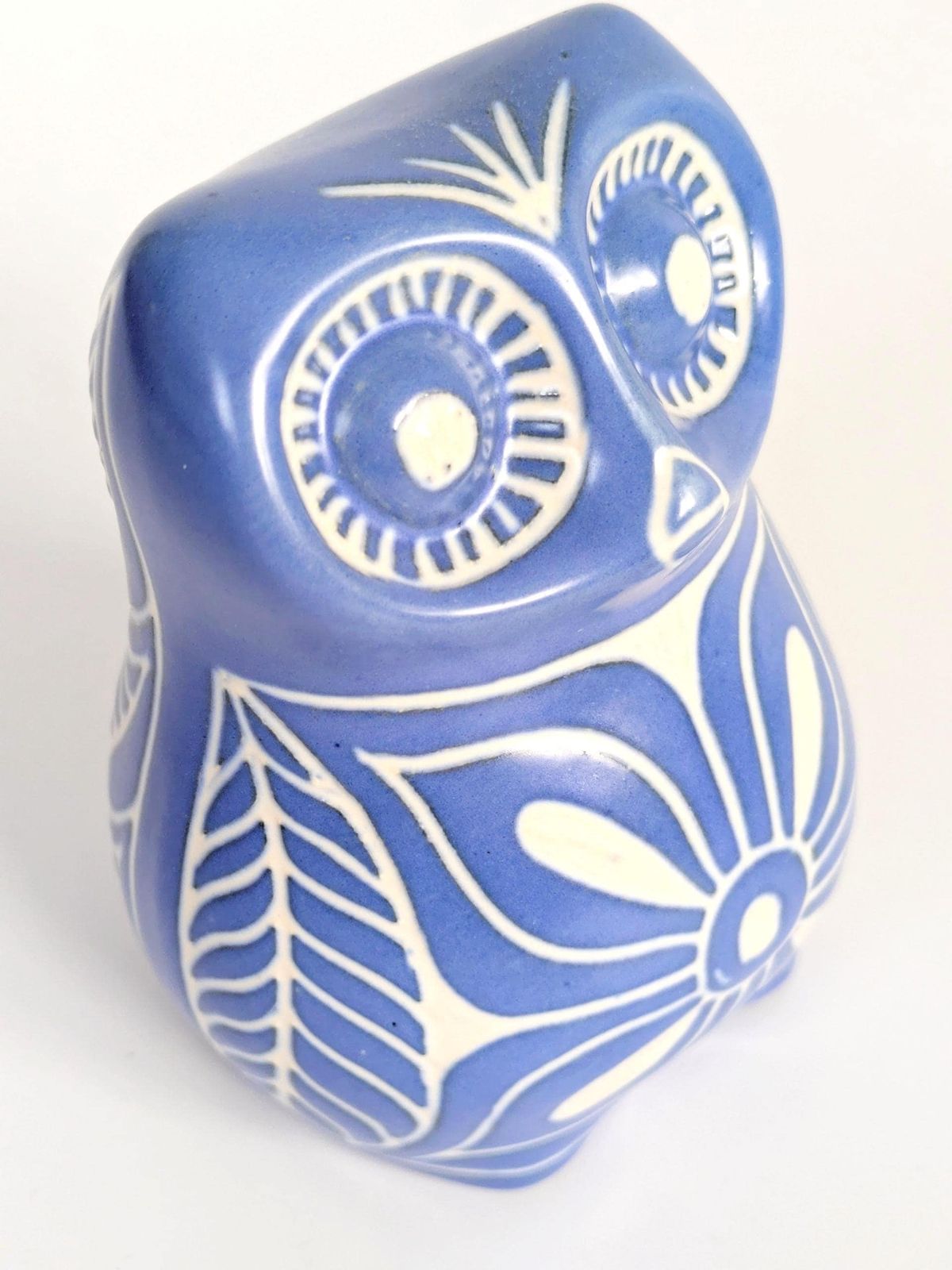 Midcentury Chilean Ceramic Owl Figurine By Pablo Zabal, 1970s photo vintage