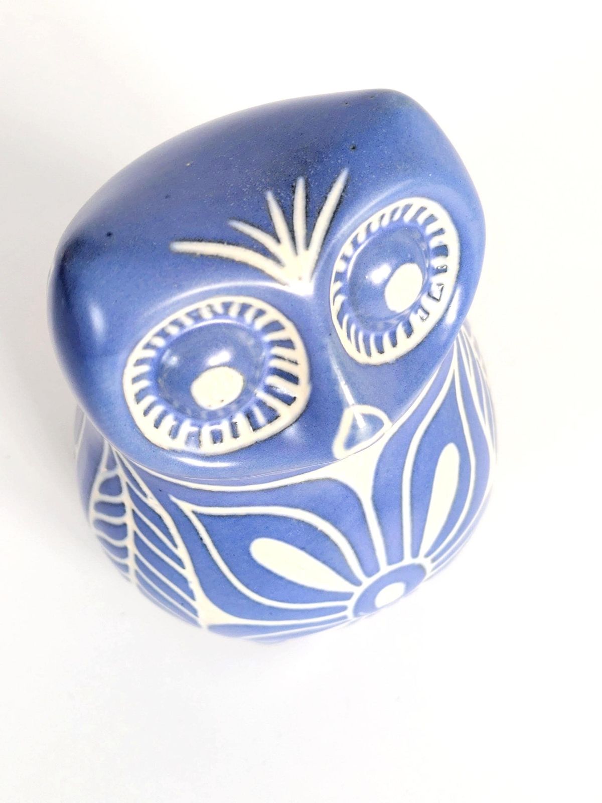 Art Midcentury Chilean Ceramic Owl Figurine By Pablo Zabal, 1970s photo