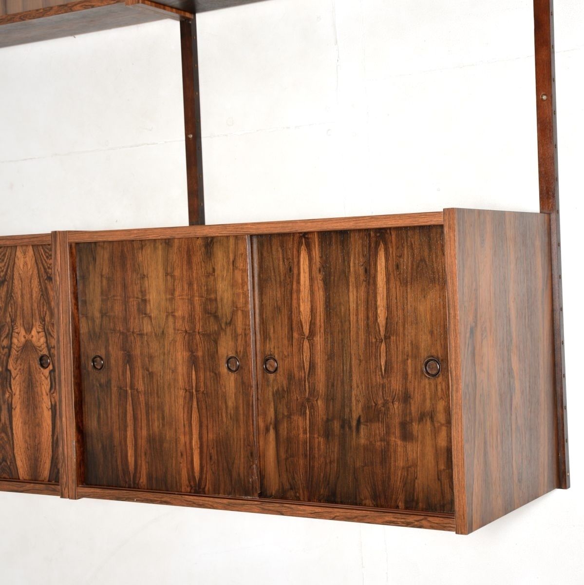 Danish Vintage Rosewood Wall Mounting Cabinet By Preben Sorensen photo for sale