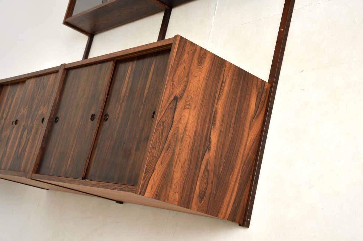Danish Vintage Rosewood Wall Mounting Cabinet By Preben Sorensen photo vinterior