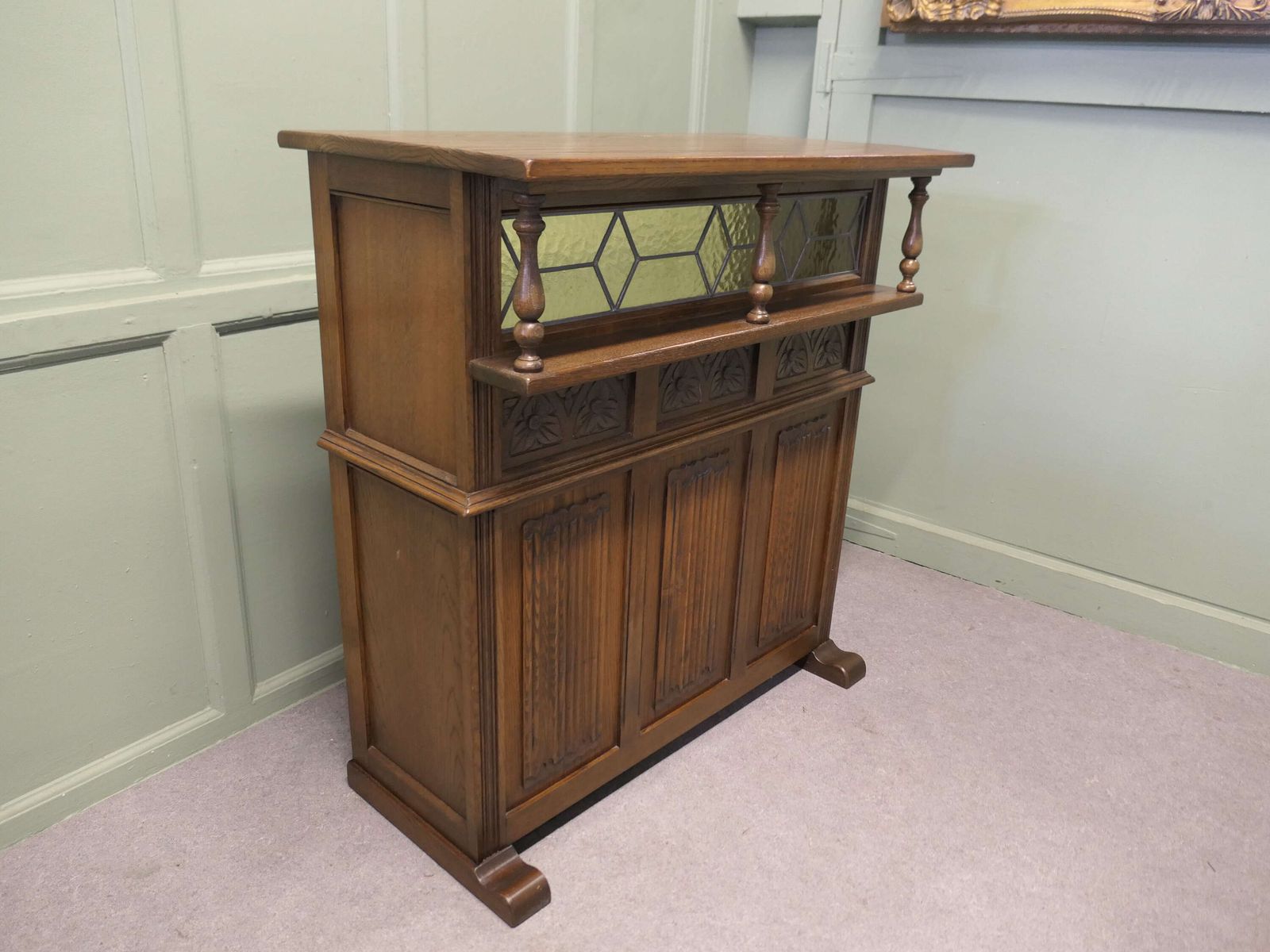 An Old Charm Country House Oak Dry Bar/Greeter photo furniture