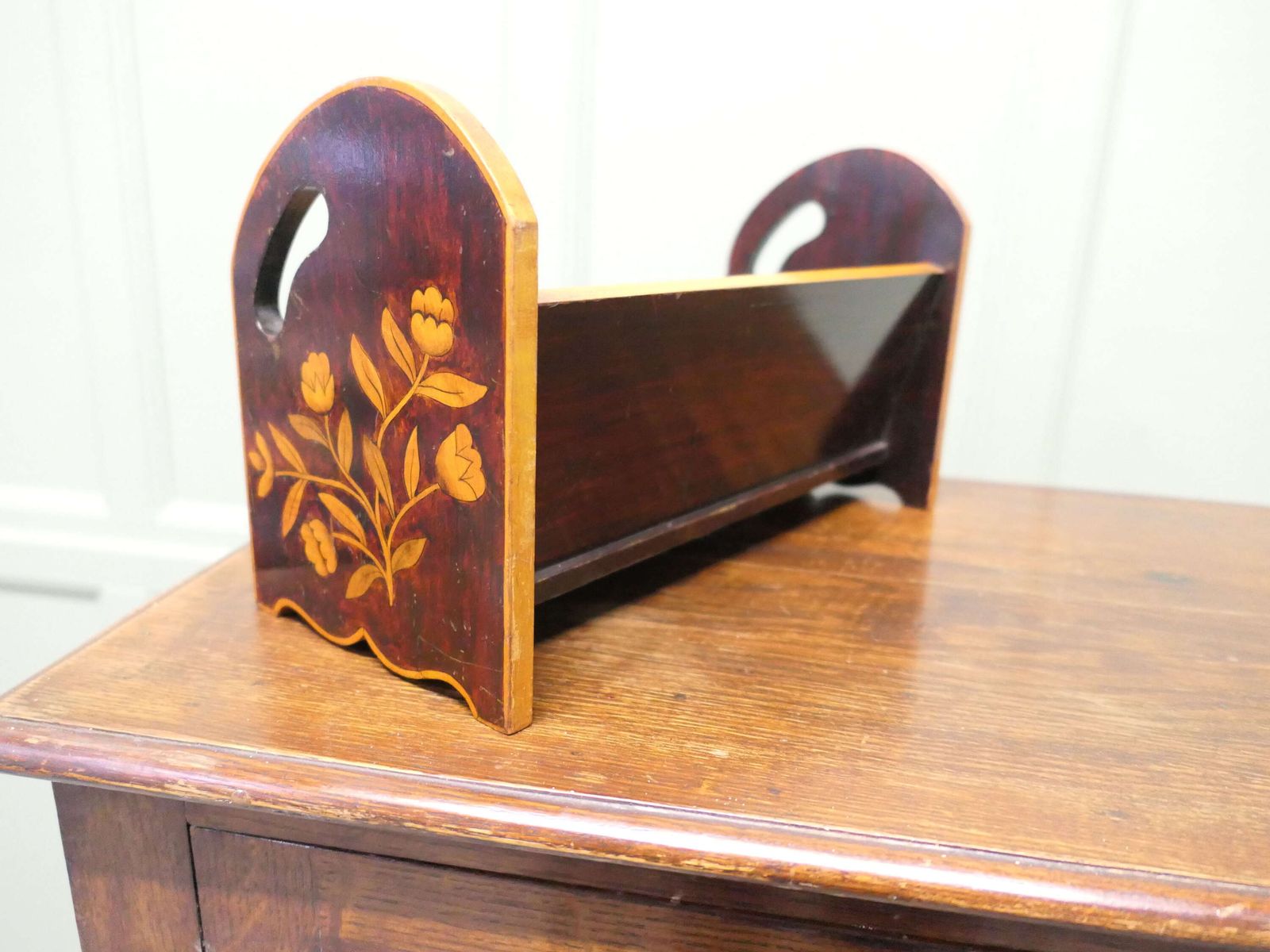 Painted Desk Top Book Trough photo for sale