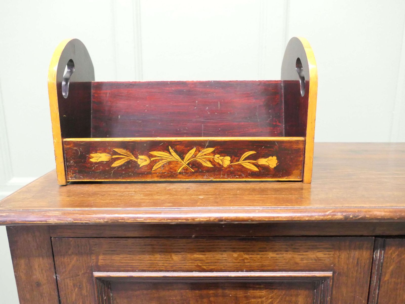 Painted Desk Top Book Trough photo 474.0