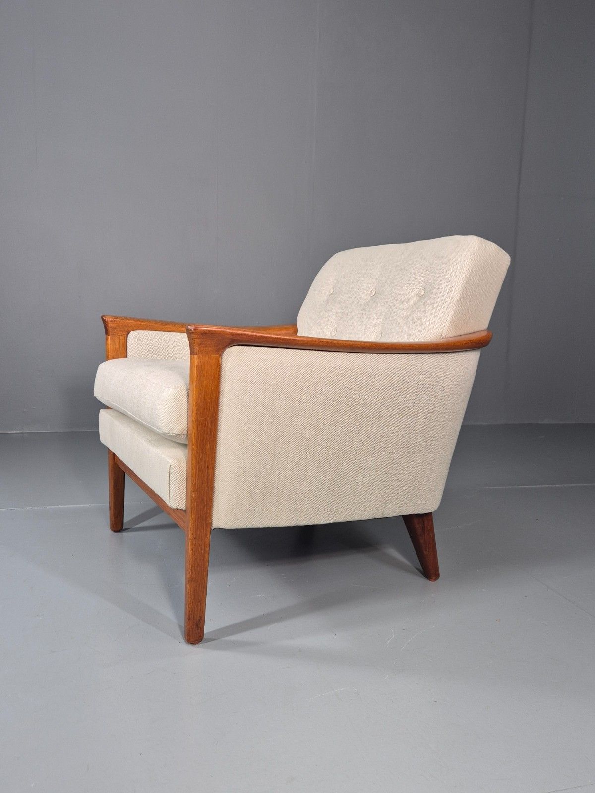 Vintage Lounge Chair Teak New Upholstery Mcm Andersson 1960 Sweden Eb11478 Mnor photo furniture